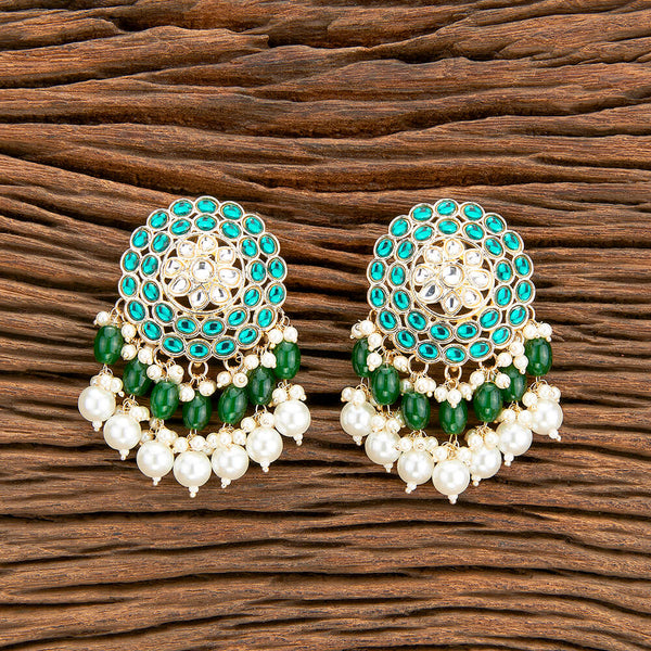 Indo Western Beads Earring With Gold Plating 110514