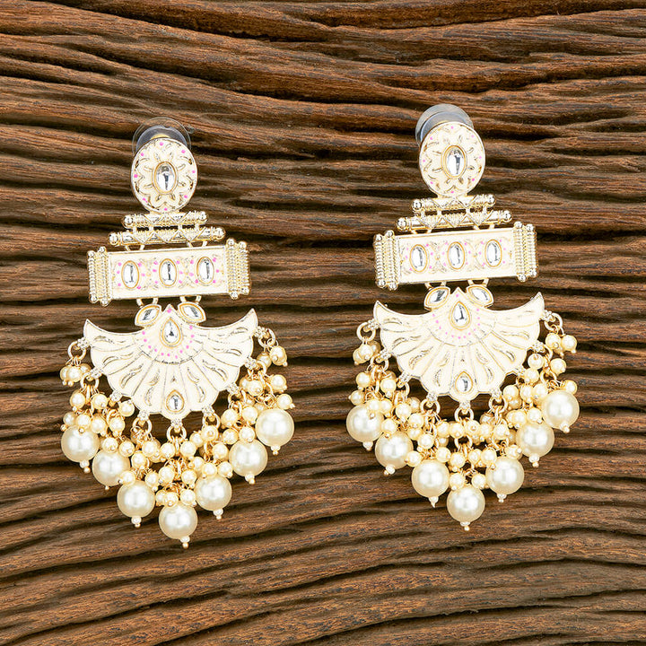 Indo Western Meenakari Earring With Gold Plating 110530