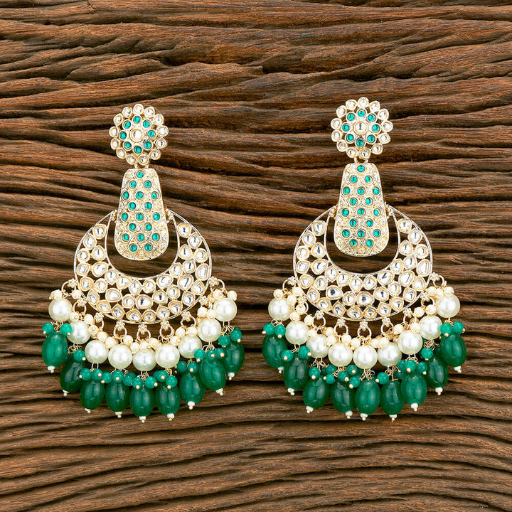 Indo Western Chand Earring With Gold Plating 110540