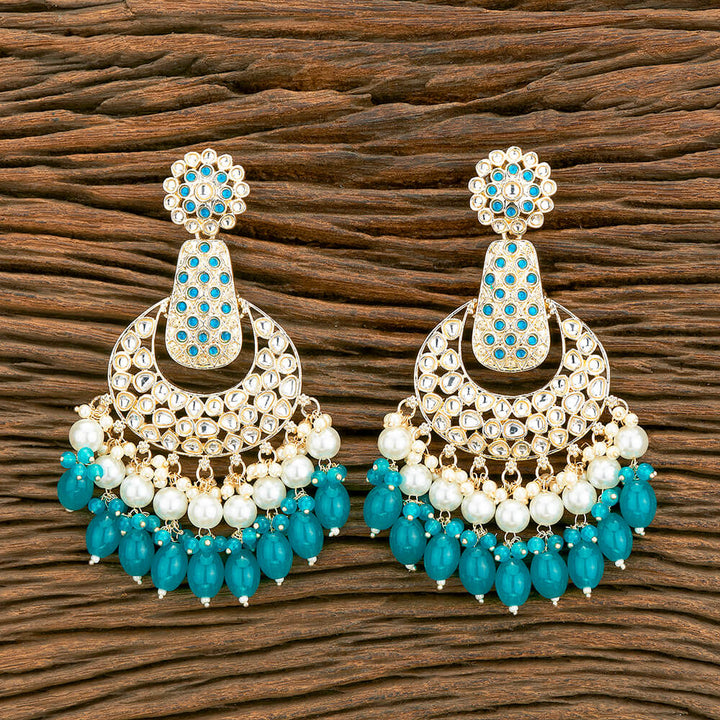 Indo Western Chand Earring With Gold Plating 110540