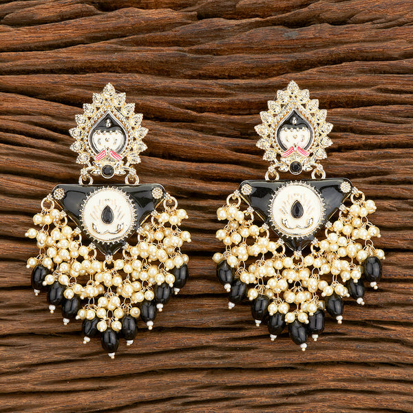 Indo Western Meenakari Earring With Gold Plating 110545