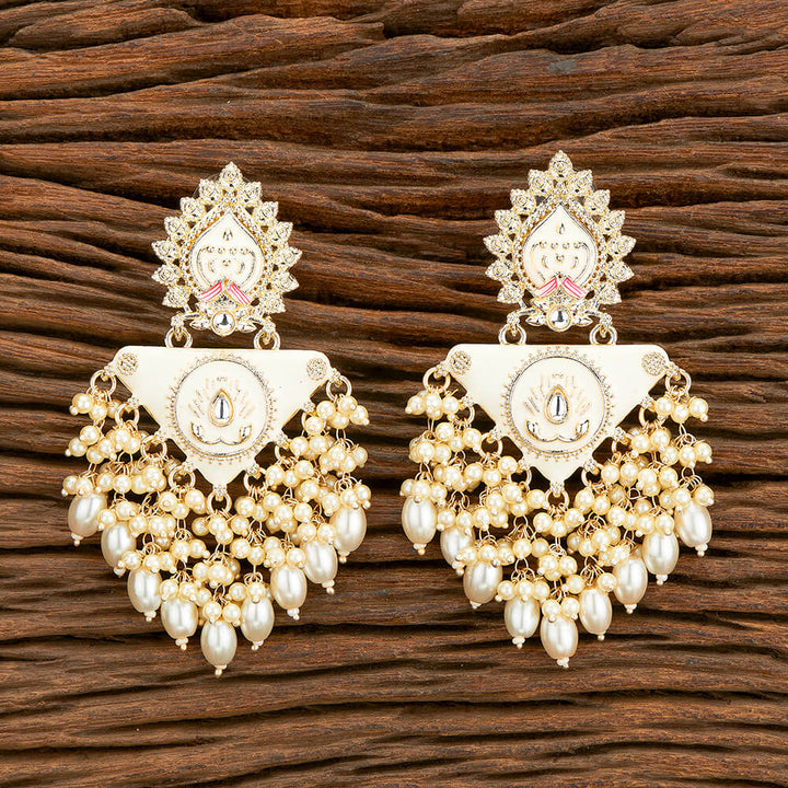 Indo Western Meenakari Earring With Gold Plating 110545