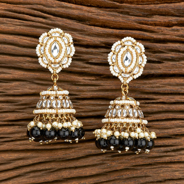 Indo Western Jhumki With Mehndi Plating 110568