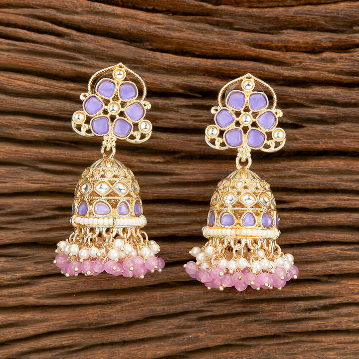 Indo Western Jhumki With Gold Plating 110572