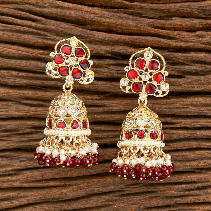 Indo Western Jhumki With Gold Plating 110572