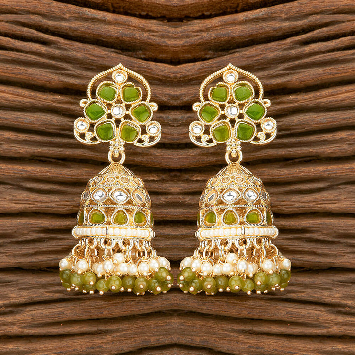 Indo Western Jhumki With Gold Plating 110572