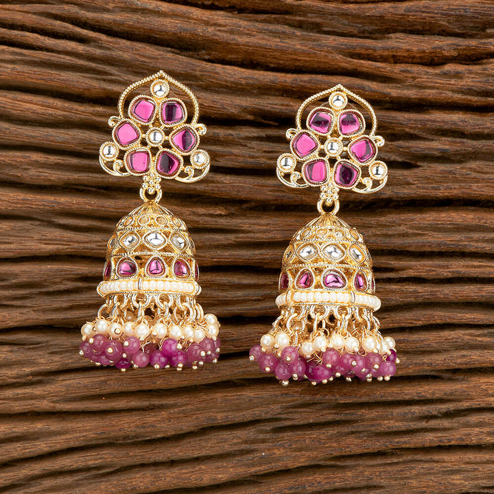 Indo Western Jhumki With Gold Plating 110572