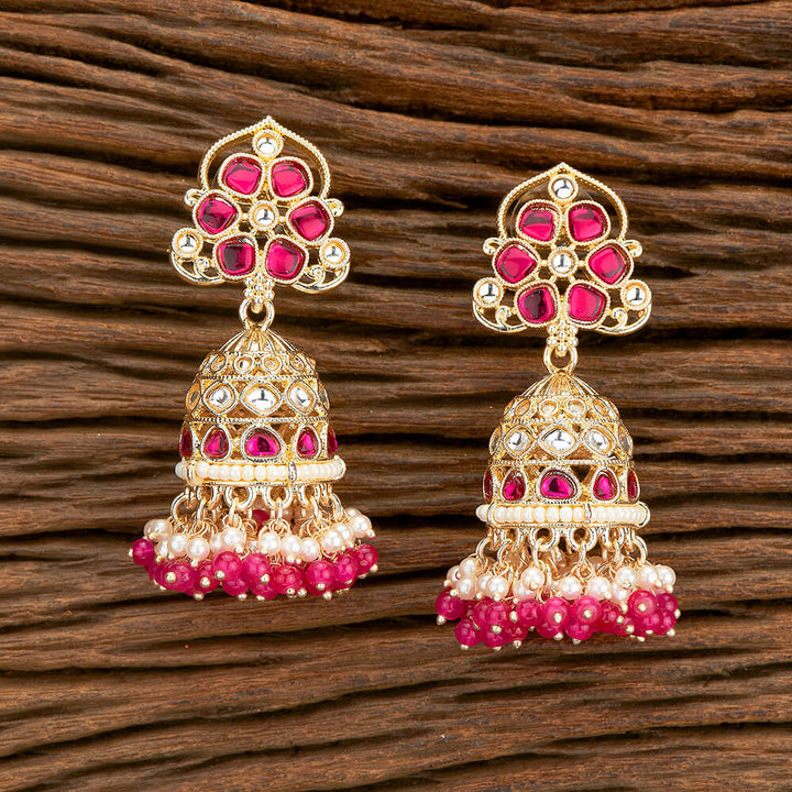 Indo Western Jhumki With Gold Plating 110572