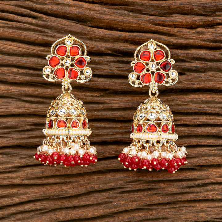 Indo Western Jhumki With Gold Plating 110572