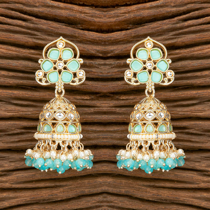 Indo Western Jhumki With Gold Plating 110572