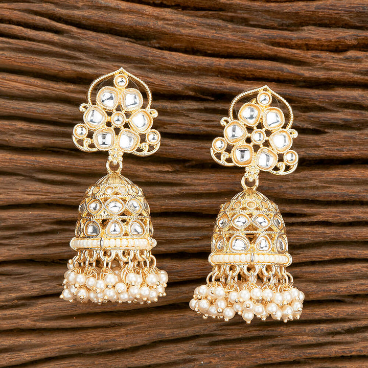 Indo Western Jhumki With Gold Plating 110572