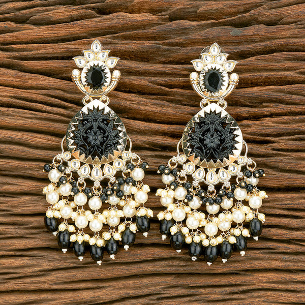 Indo Western Beads Earring With Gold Plating 110581