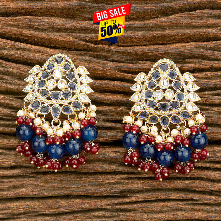 Indo Western Beads Earring With Gold Plating 110587