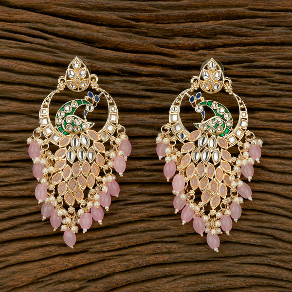 Indo Western Meenakari Earring With Gold Plating 110625