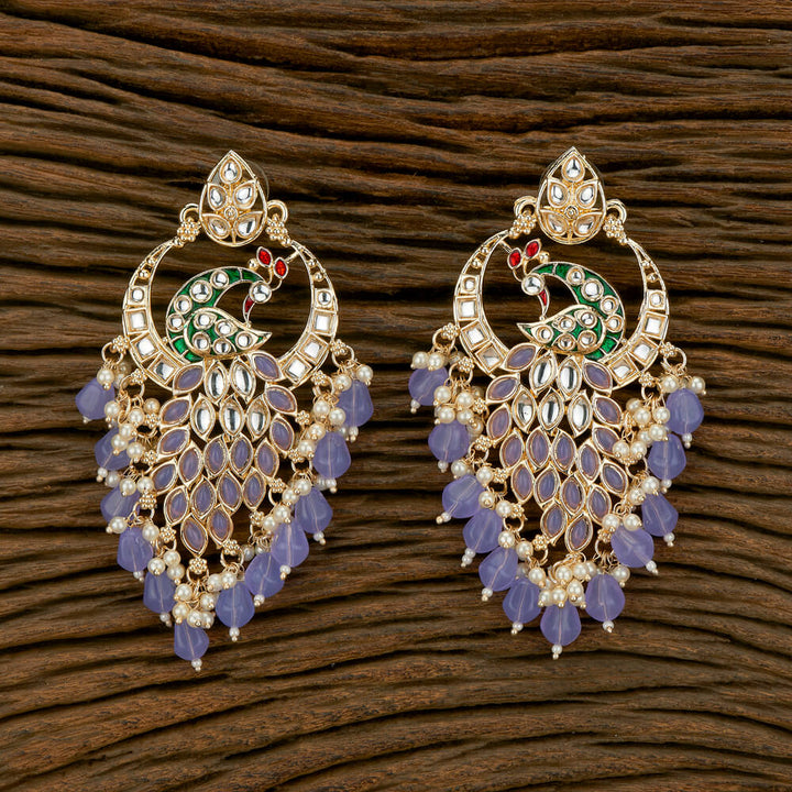 Indo Western Meenakari Earring With Gold Plating 110625