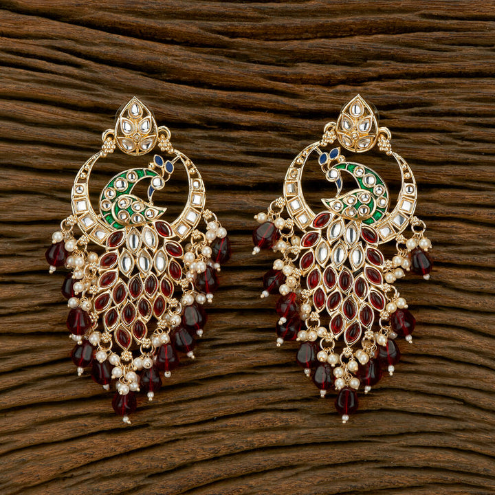 Indo Western Meenakari Earring With Gold Plating 110625