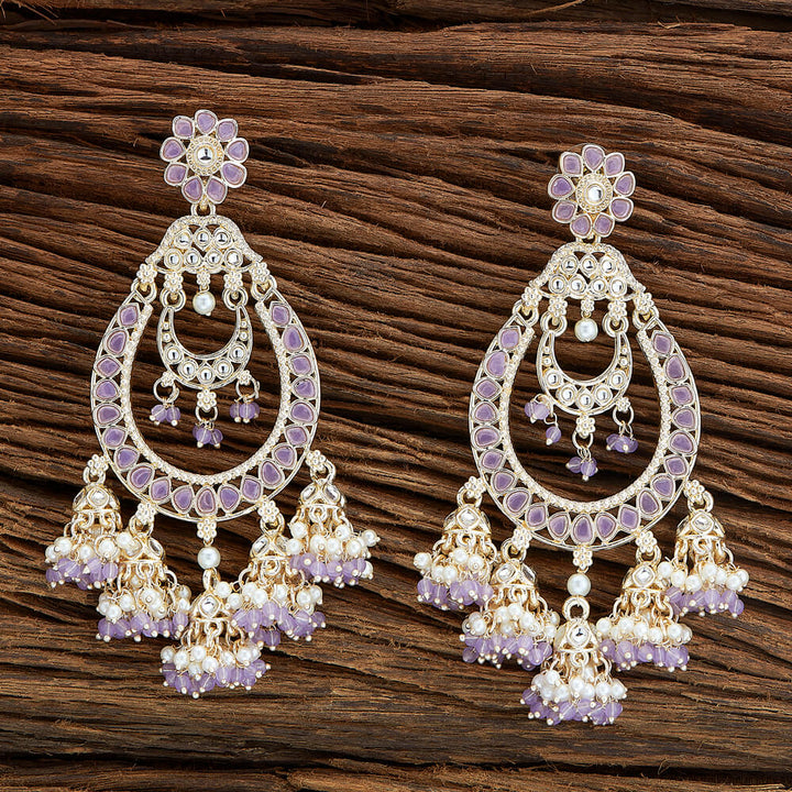 Indo Western Moti Earring With Gold Plating 110723