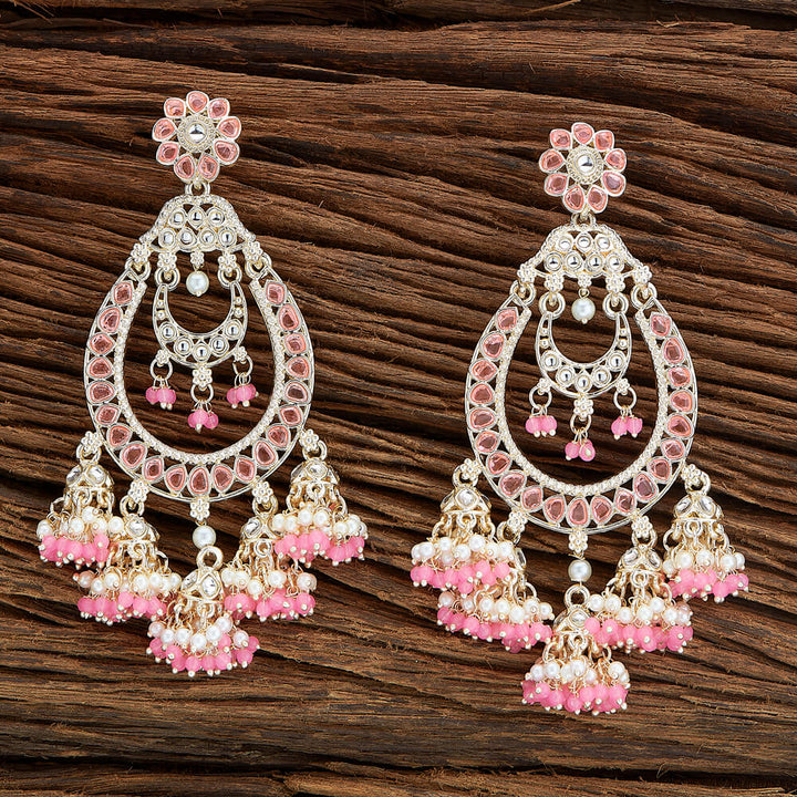 Indo Western Moti Earring With Gold Plating 110723