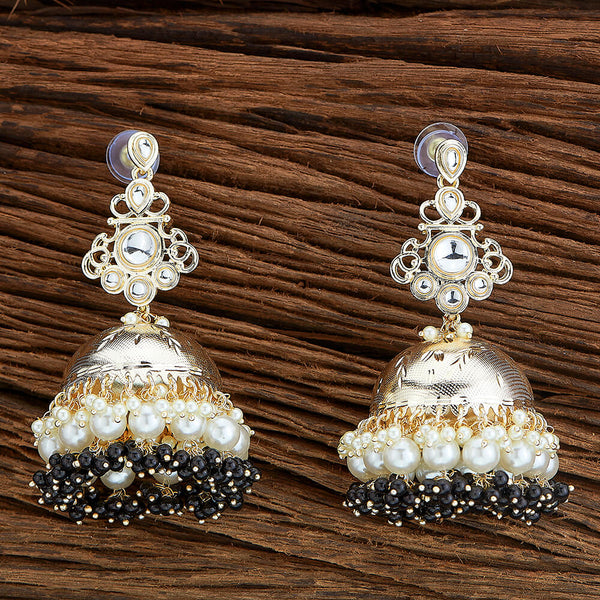 Indo Western Moti Earring With Gold Plating 110744