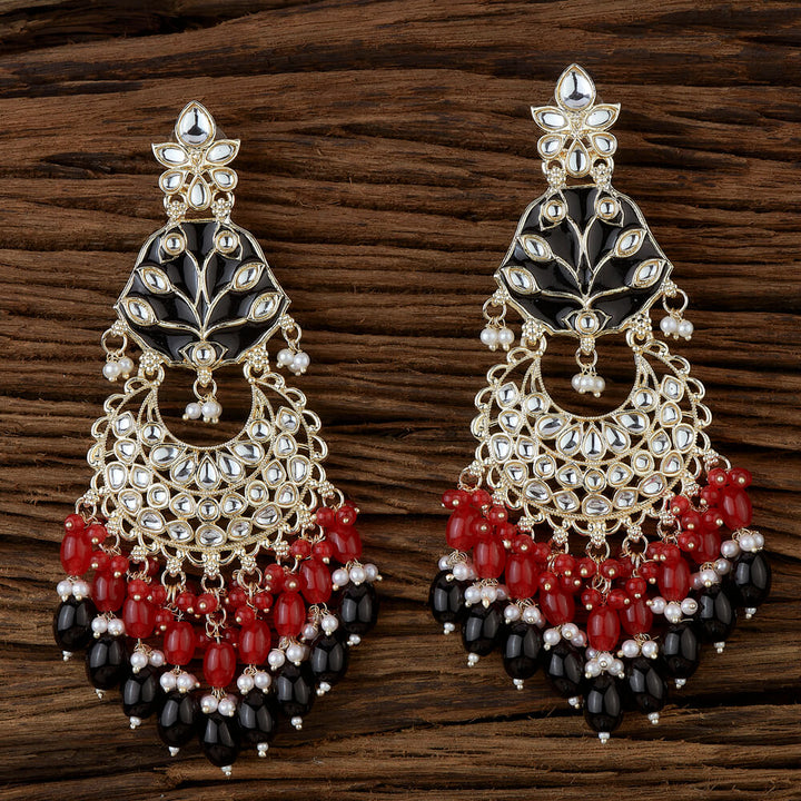 Indo Western Meenakari Earring With Gold Plating 110830