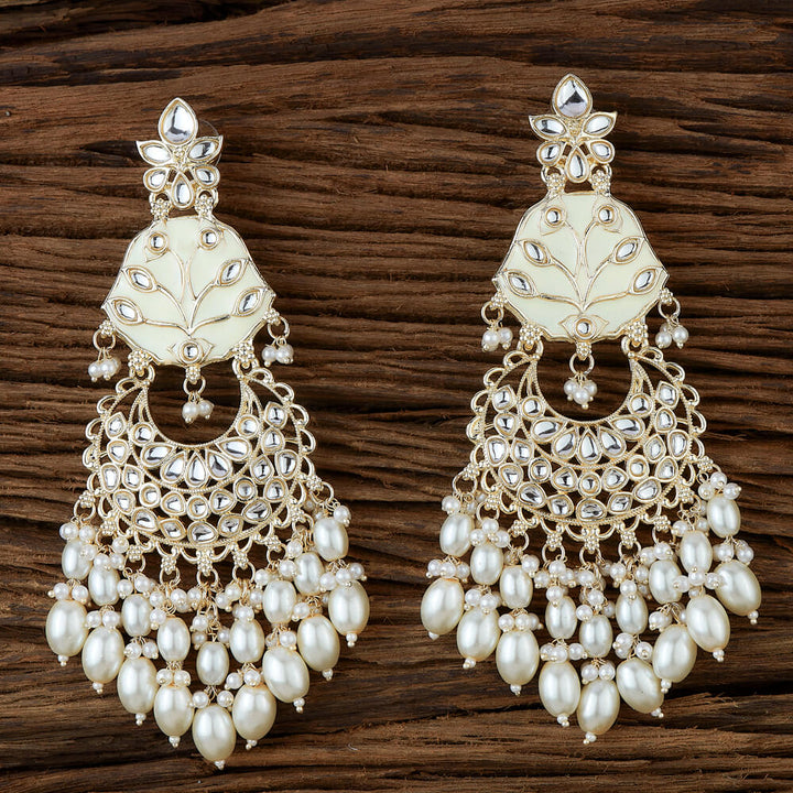 Indo Western Meenakari Earring With Gold Plating 110830