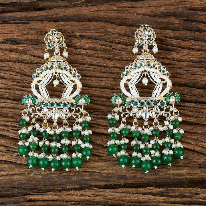 Indo Western Meenakari Earring With Gold Plating 110850