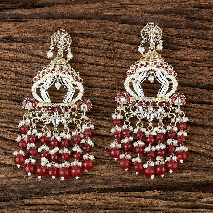 Indo Western Meenakari Earring With Gold Plating 110850