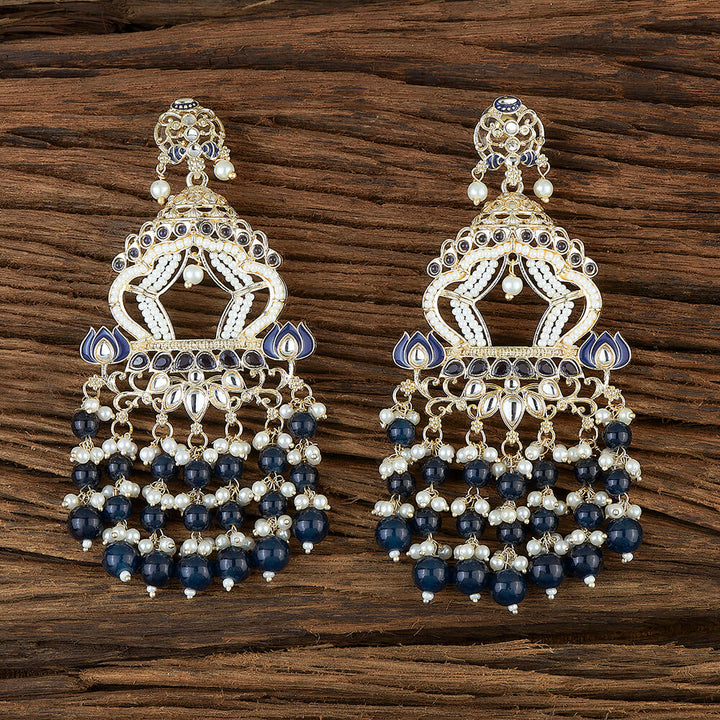 Indo Western Meenakari Earring With Gold Plating 110850