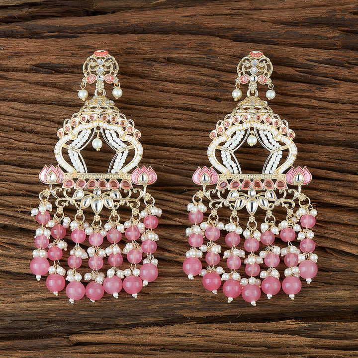 Indo Western Meenakari Earring With Gold Plating 110850