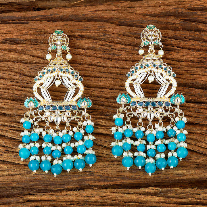 Indo Western Meenakari Earring With Gold Plating 110850