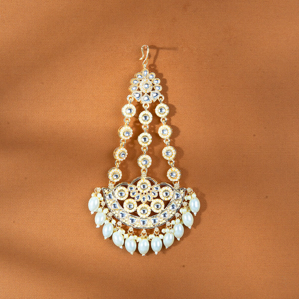 111699 Indo Western Moti Pasa With Gold Plating