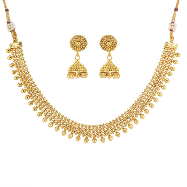 Antique Delicate Necklace with gold plating 11471