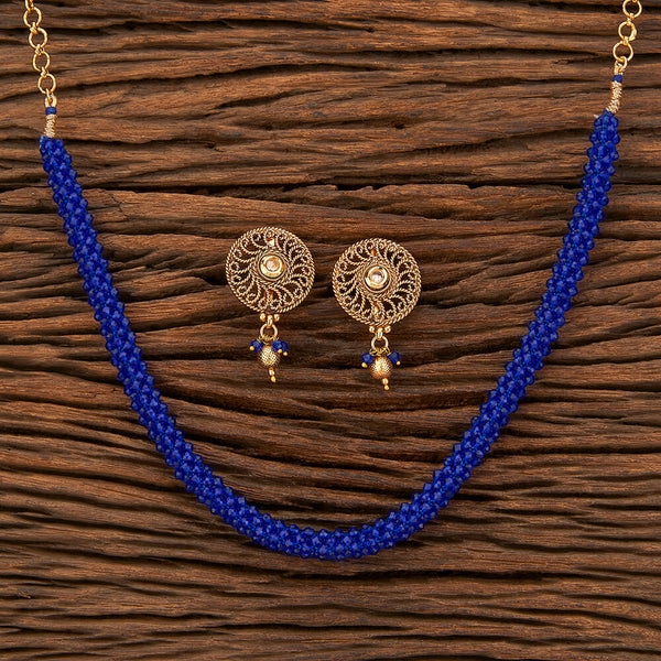 Antique Mala Necklace With Gold Plating 12245