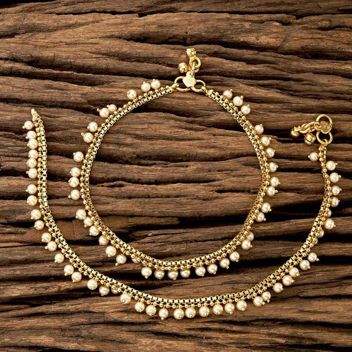 Antique Delicate Payal with gold plating 17050