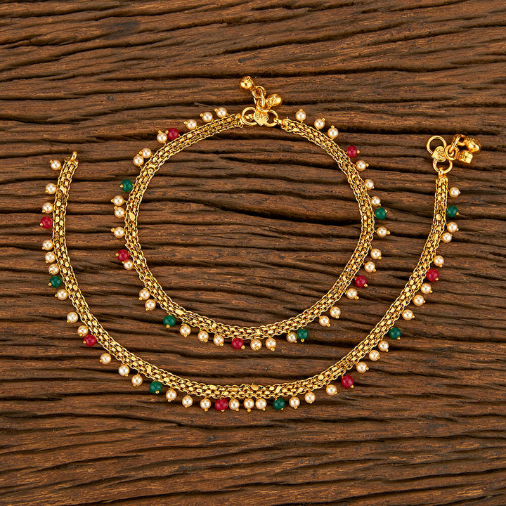 Antique Classic Payal With Gold Plating 18090