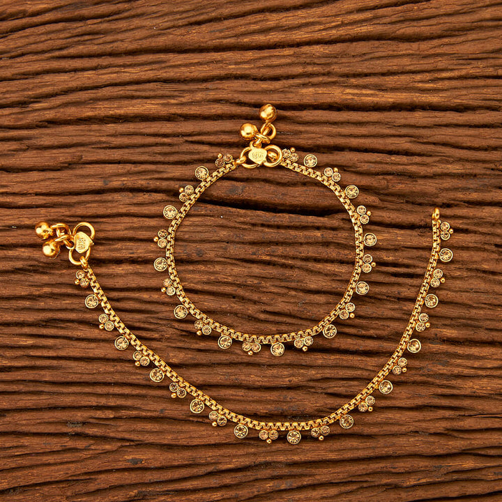 Antique Baby Payal with gold plating 200426