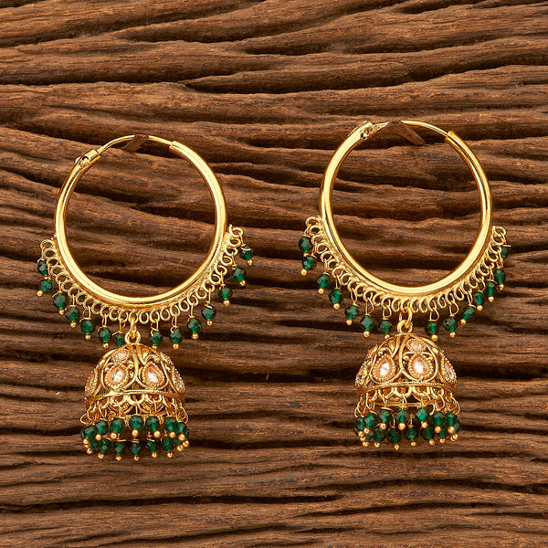 200718 Antique Jhumkis with gold plating