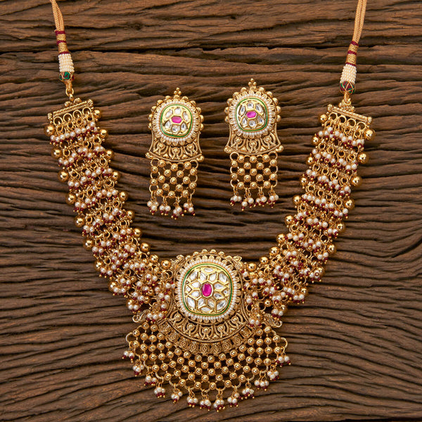 Antique Classic Necklace With Gold Plating 204279