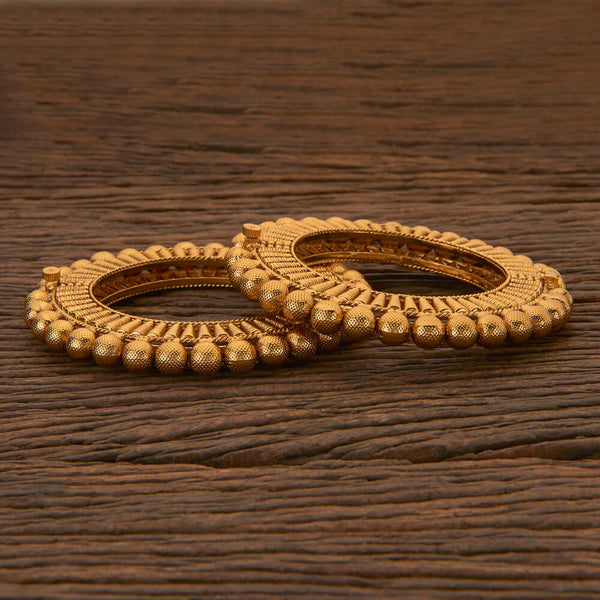 Antique Openable Bangles With Gold Plating 204422