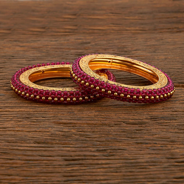 Antique Classic Bangles With Gold Plating 207777