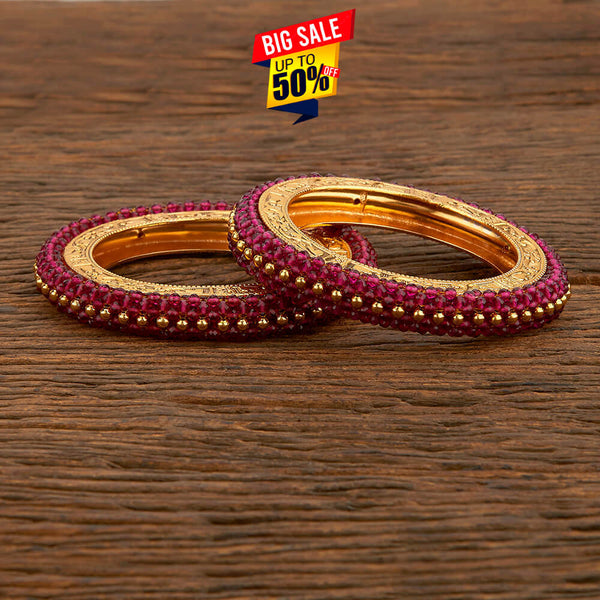 Antique Classic Bangles With Gold Plating 207777