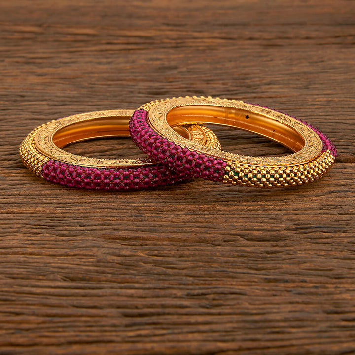 Antique Classic Bangles With Gold Plating 207778