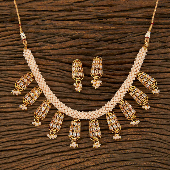 Antique Mala Necklace With Gold Plating 208151