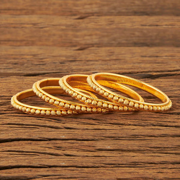 Antique Delicate Bangles With Gold Plating 209250