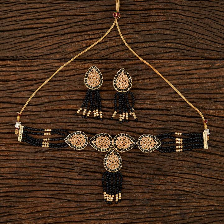 Antique Mala Necklace With Gold Plating 209384