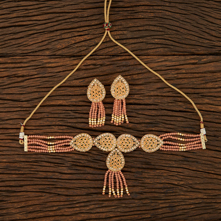 Antique Mala Necklace With Gold Plating 209384