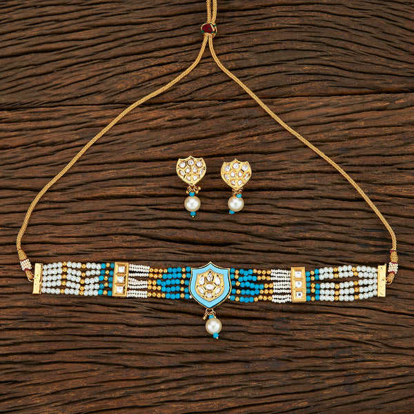 Antique Mala Necklace With Gold Plating 209657