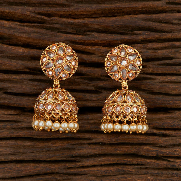 Antique Delicate Earring With Gold Plating 210672