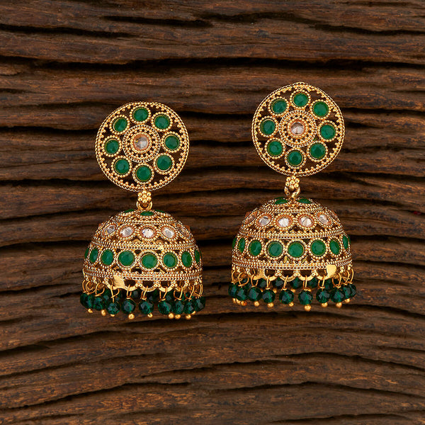 Antique Delicate Earring With Gold Plating 211048