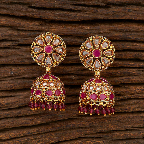 Antique Delicate Earring With Gold Plating 211052